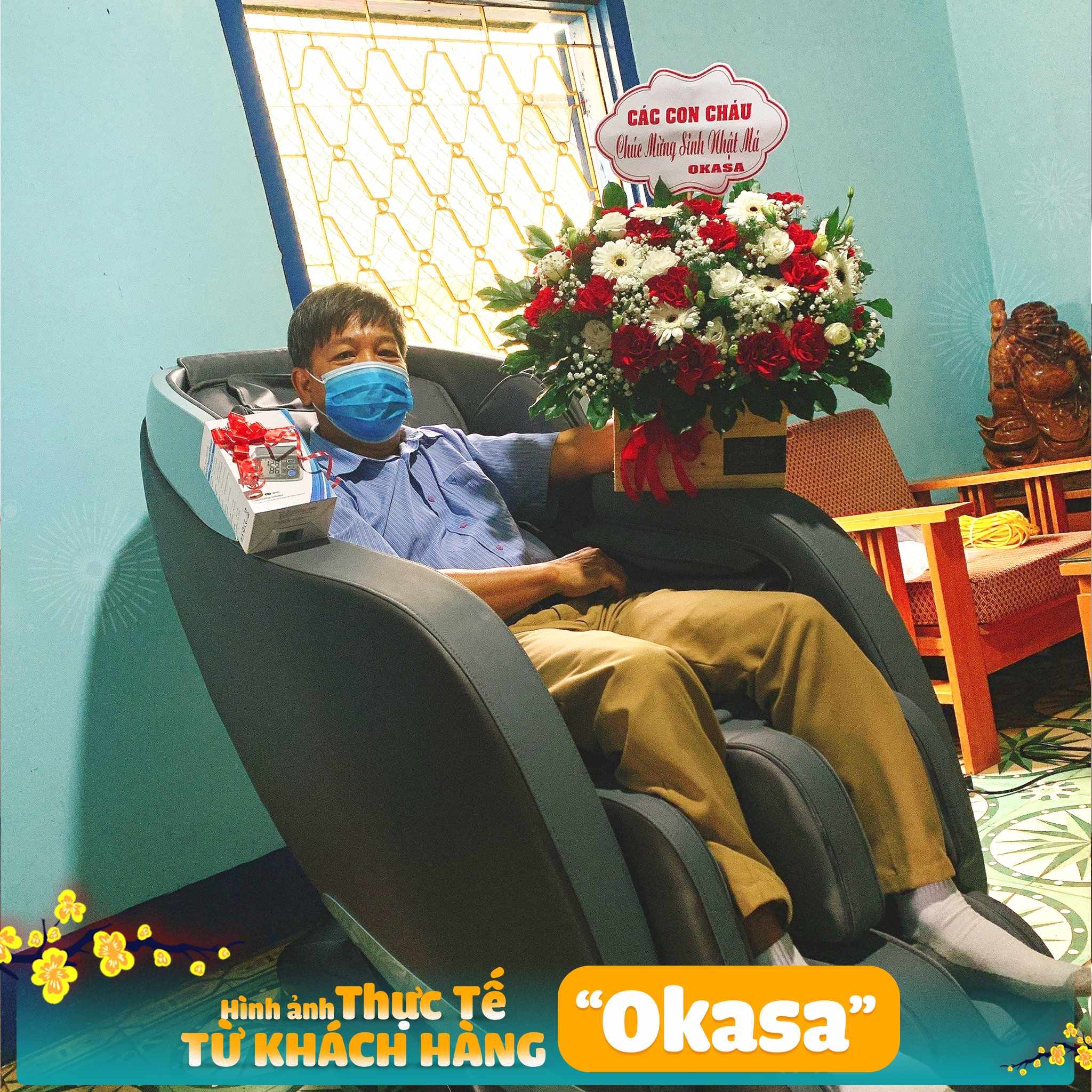 GHẾ MASSAGE OKASA OS-568 PLUS ( Bán chạy)