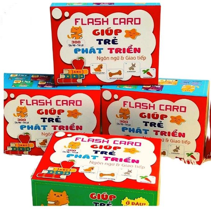 Bộ Thẻ Flash Card 300 Câu Hỏi Và Trả Lời Giúp Bé Phát Triển Ngôn Ngữ, Giao Tiếp