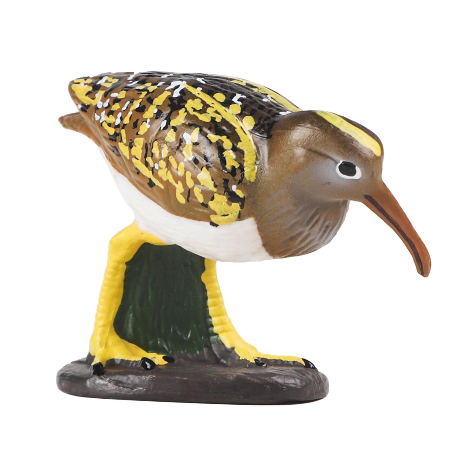 Durable Bird Figurine Ornament Fine Workmanship Bird Statue for Bookshelf Desktop