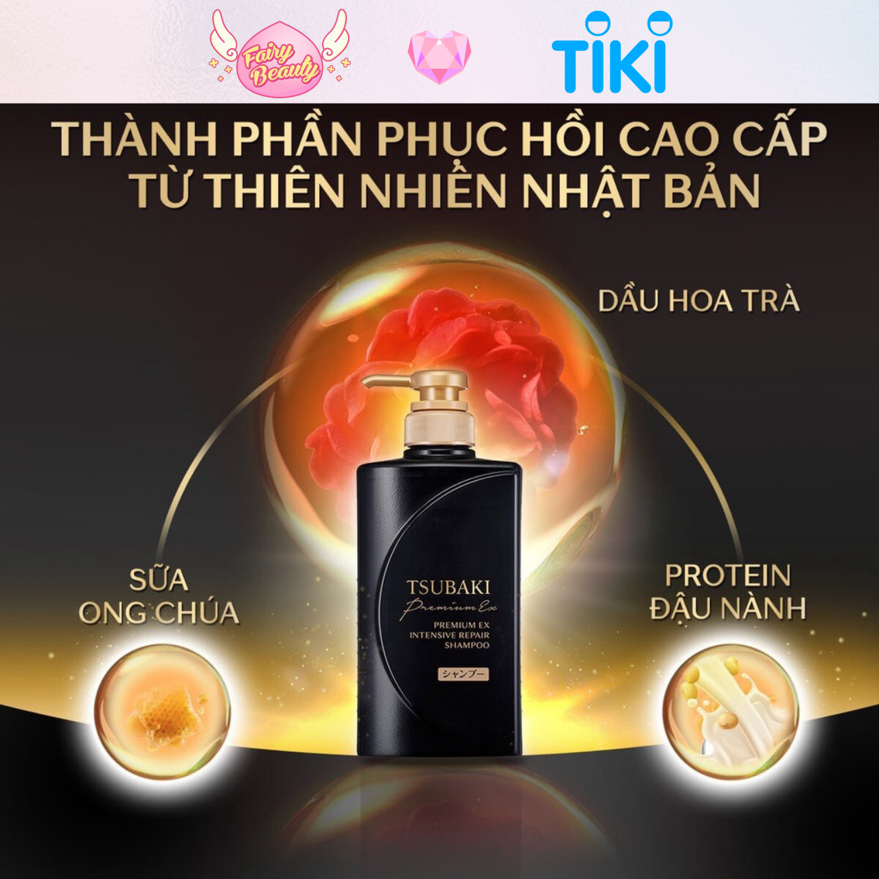 Dầu Gội ION Giúp Tái Tạo Cấu Trúc Tóc Và Phục Hồi Hư Tổn Chuyên Sâu Premium Ex 490ml