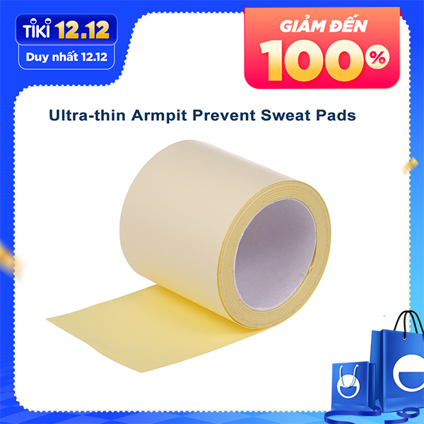 1 cuộn Miếng dán chống mồ hôi siêu mỏng mềm và trong suốt chịu kéo tốt