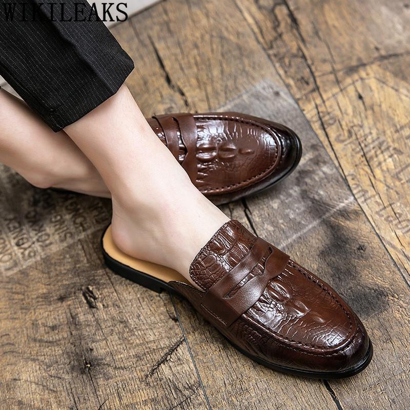 Giày Da Bít Mũi Phong Cách Năng Động Trẻ Trung Dành Cho Nam