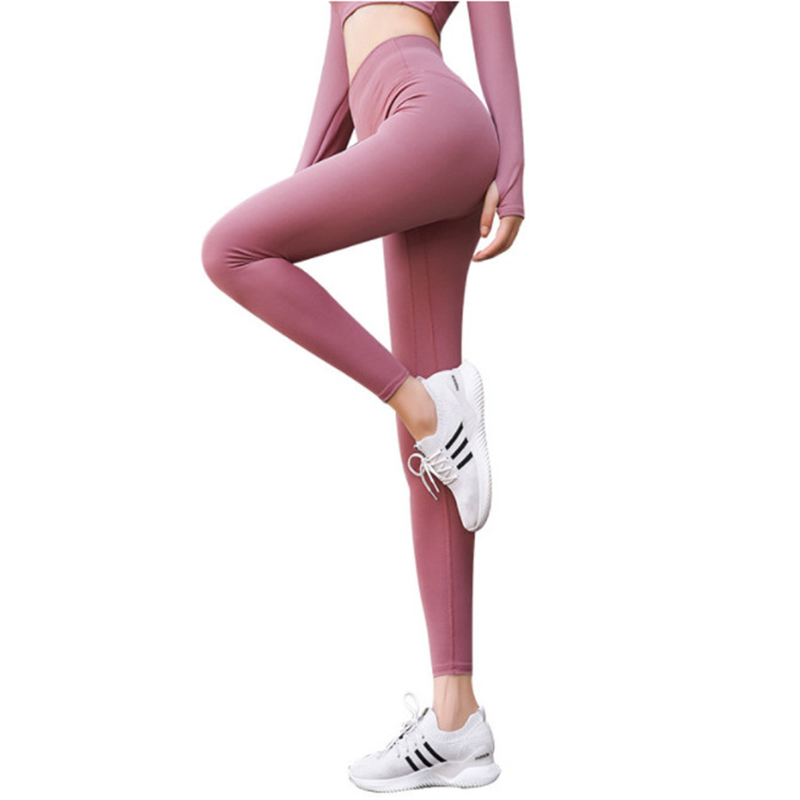 Quần tập gym, yoga nữ kiểu legging cạp cao chun mông đủ size nhỏ đến lớn - A17