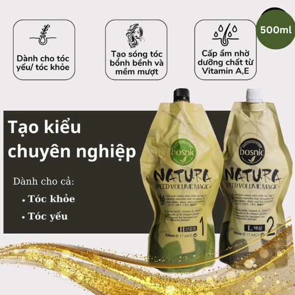 Kem Uốn Duỗi Đa Năng NATURA BOSNIC 500ML