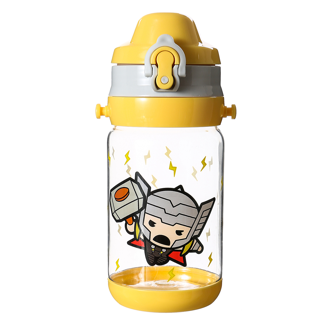 Bình nước Miniso in hình anh hùng Marvel 520ml ( Thor)