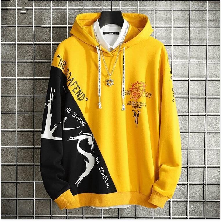 Áo hoodies form to y hình UNISEX