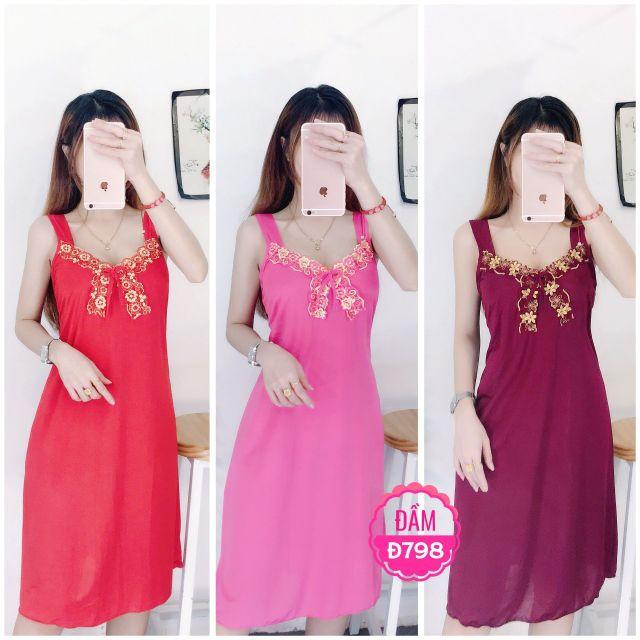 Đầm thun lạnh size dưới 55kg