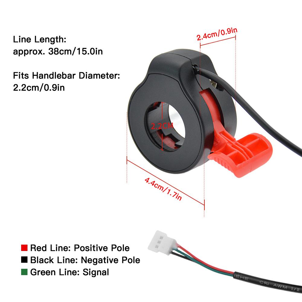 Electric Scooter Throttle Accelerator E-Scooter Accessory Electric Scooter Speed Control Throttle Parts