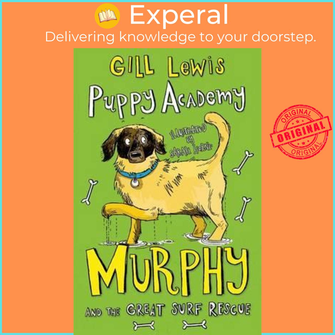 Sách - Puppy Academy: Murphy and the Great Surf Rescue by Gill Lewis (UK edition, paperback)