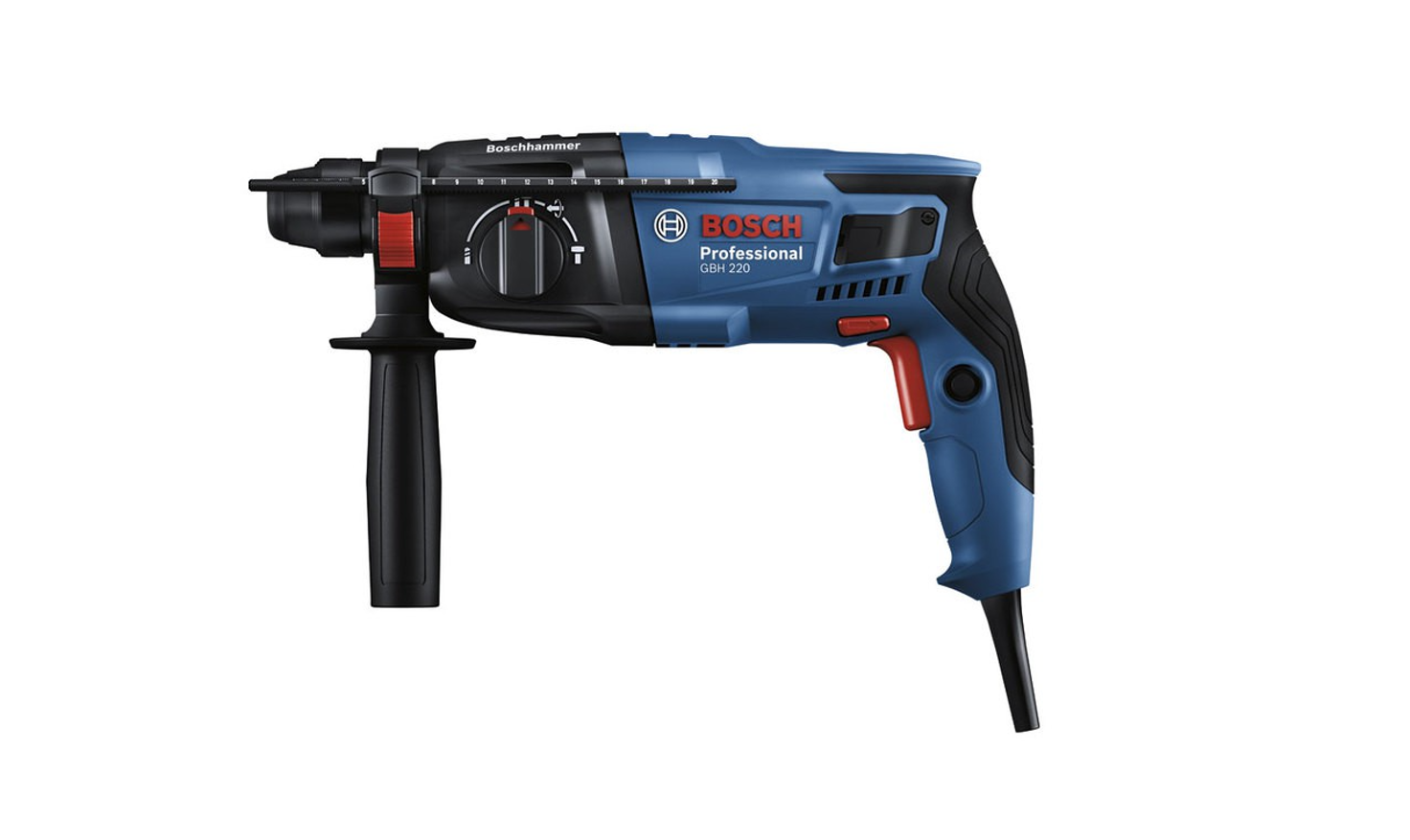 MÁY KHOAN BÚA 720W 2J BOSCH GBH 220 - HÀNG CHÍNH HÃNG