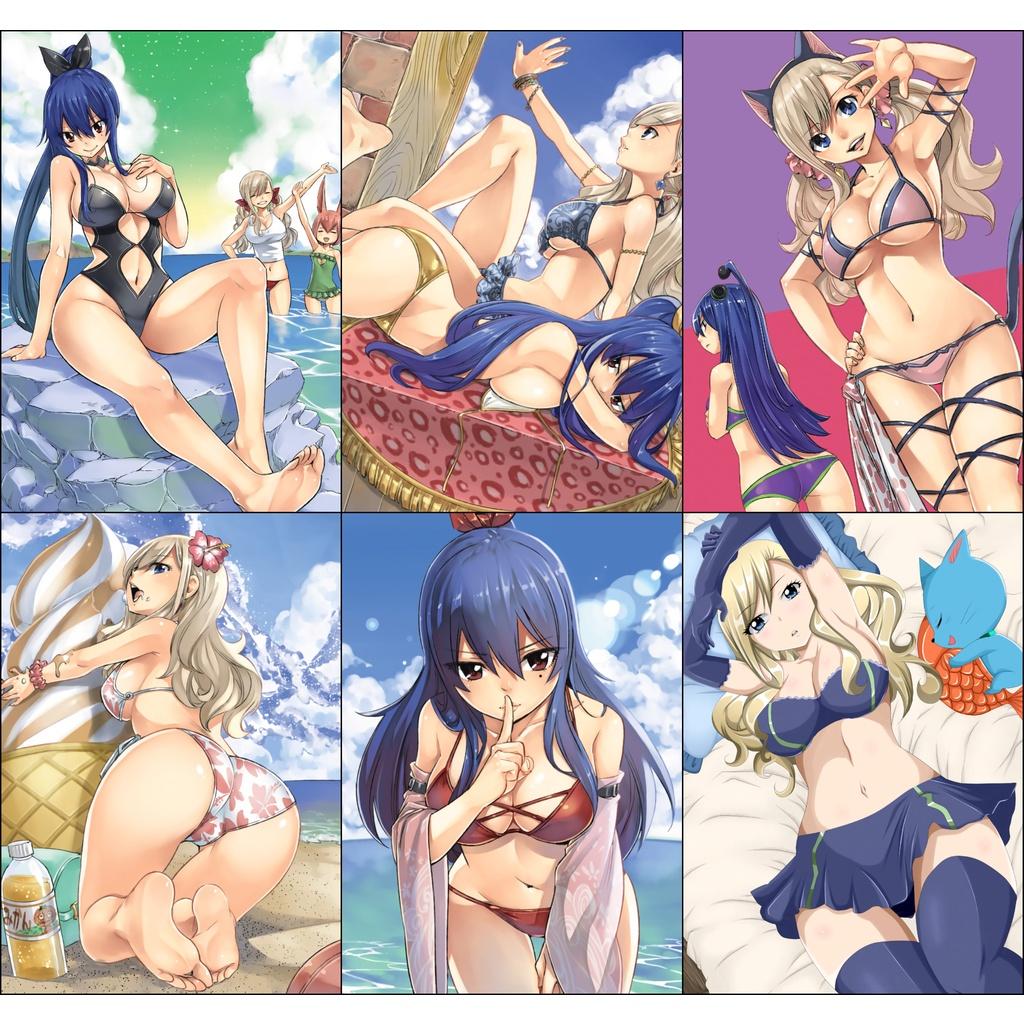 Bộ 6 Poster anime Edens Zero - Hội Pháp Sư Và Thánh Thạch Rave - A3,A4,A5
