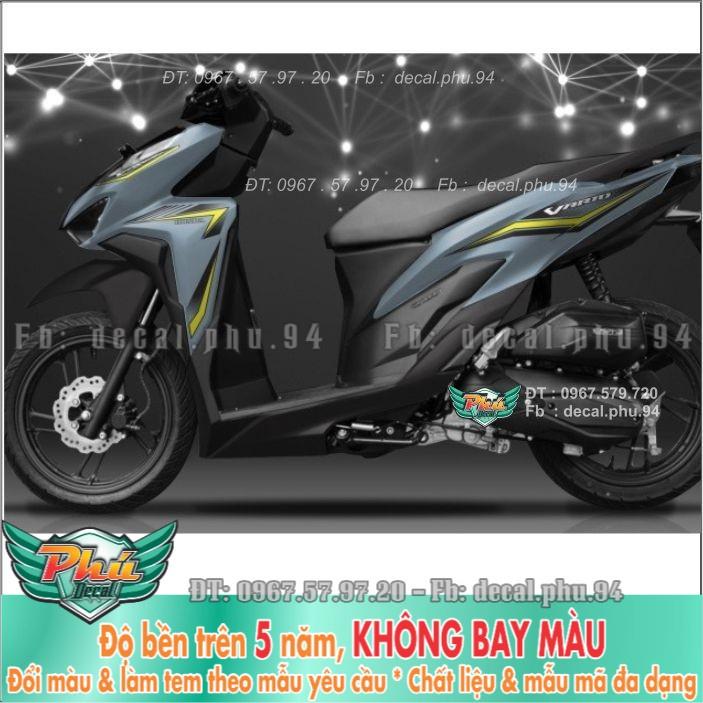 Tem rời Vario Chỉ xám xanh nhám  -1