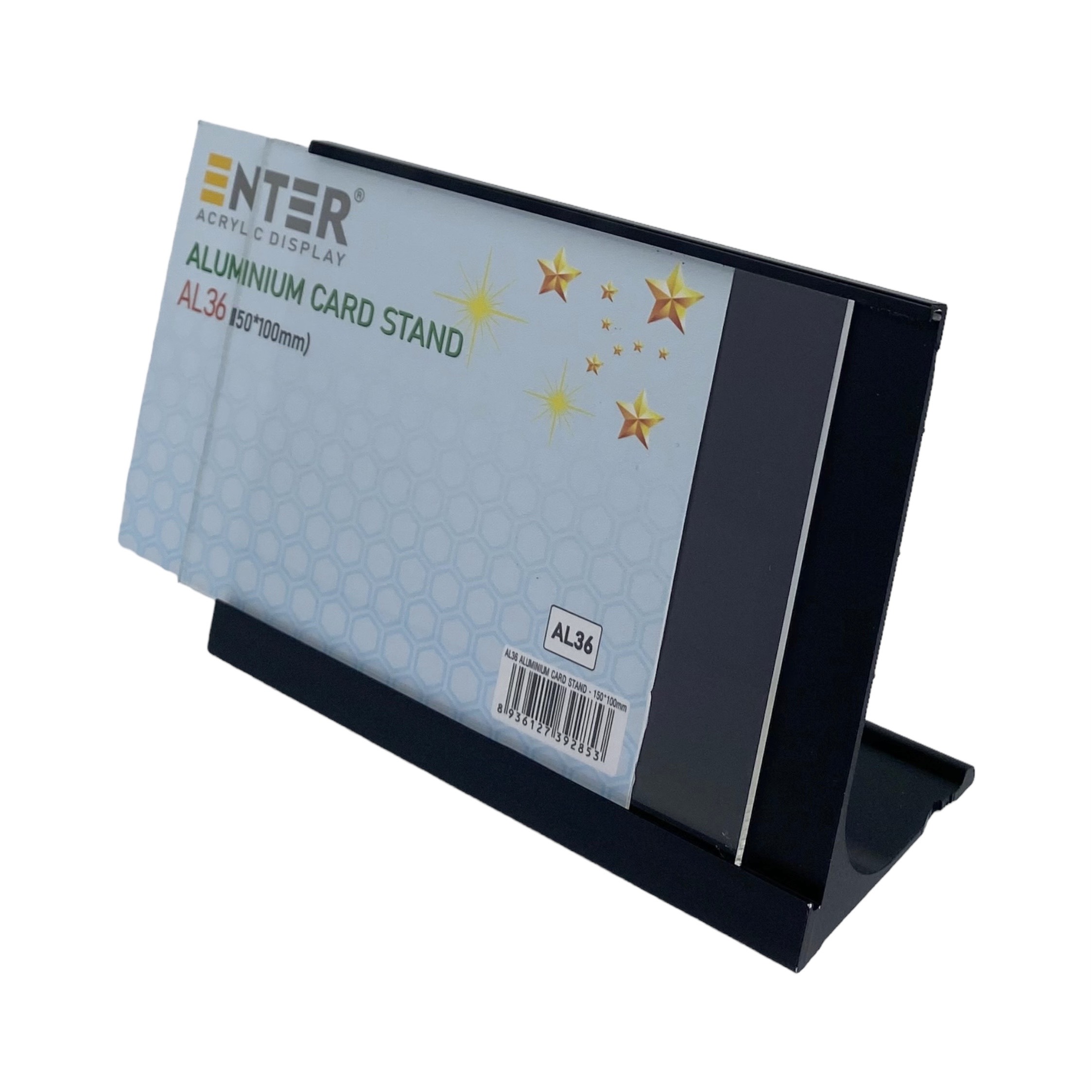 Bảng thông tin để bàn nhôm Enter AL36 150x100mm, Khung thông tin sản phẩm, Khung bảng giá, Kệ trưng bày để bàn