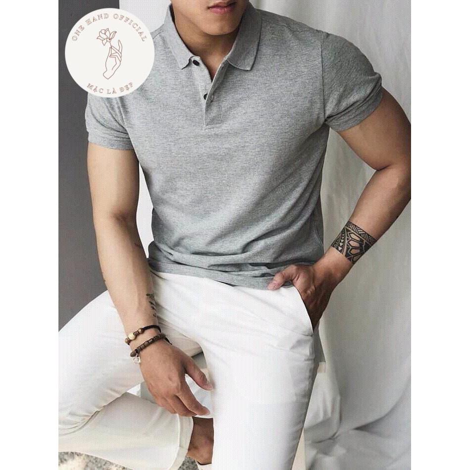 Áo Polo Nam Trơn Áo Thun Nam Trơn Ngắn Tay Cổ Bẻ Mặc Văn Phòng - Mặc Là Đẹp - Mã PLT