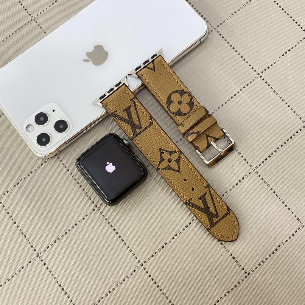 Dây da in họa tiết cực nổi bật dành cho apple watch mới nhất 2021