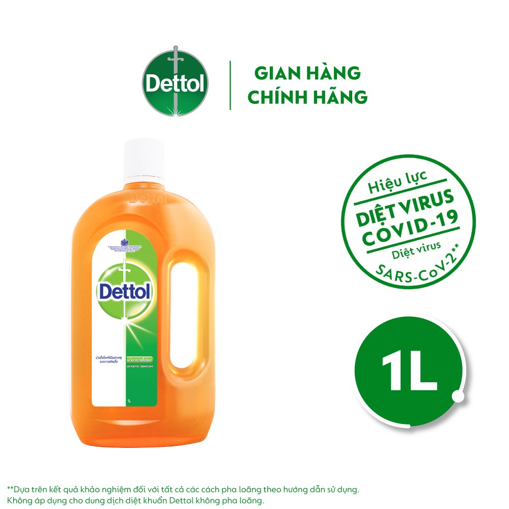 [CRM] Dung Dịch Diệt Khuẩn Đa Năng Dettol 1L