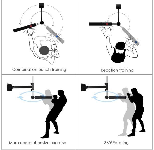 Thanh quay tập phản xạ boxing