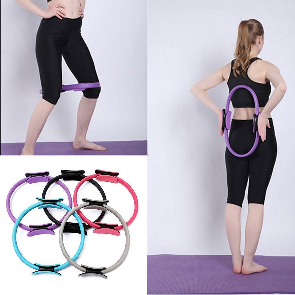 Pilates Ring Comfortable Handle Non-Slip Durable Sport Training Ring Women Fitness Kinetic Resistance Circle Yoga Circle
