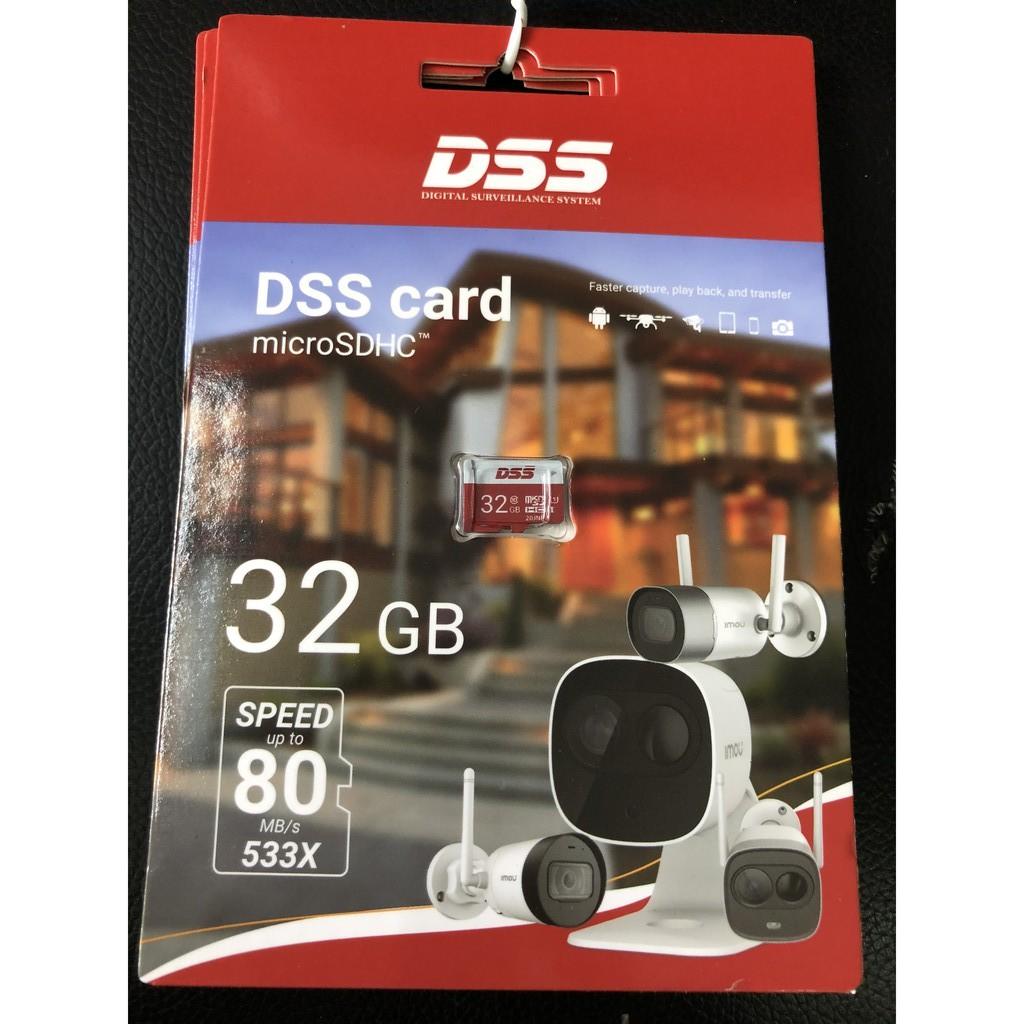 Thẻ nhớ điện thoại, máy ảnh, camera Micro SD 32GB DSS bảo hành 5 năm chính hãng