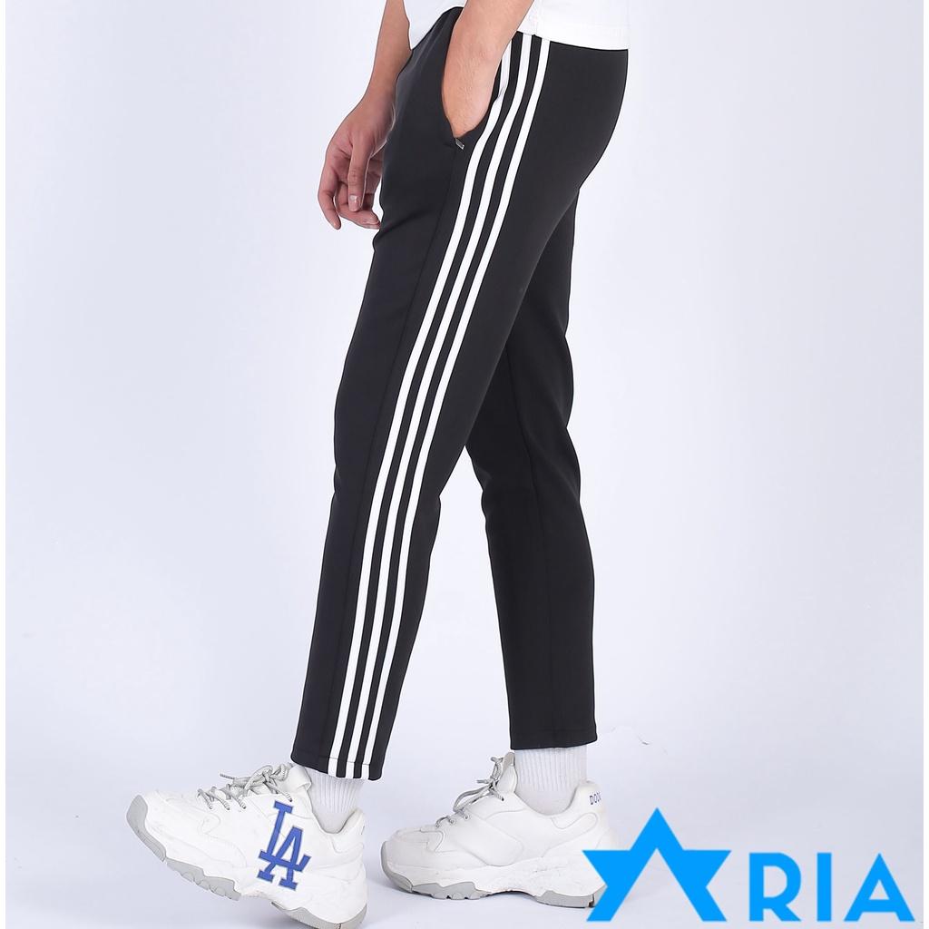 Quần Thể Thao Jogger 3 sọc Nam Nữ Chất vải nỉ Poly co dãn thể thao