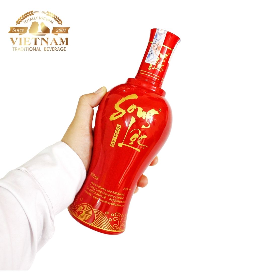 Thùng Rượu Mơ Song Lộc 27% Vol - 12 Chai Thủy Tinh 500ml