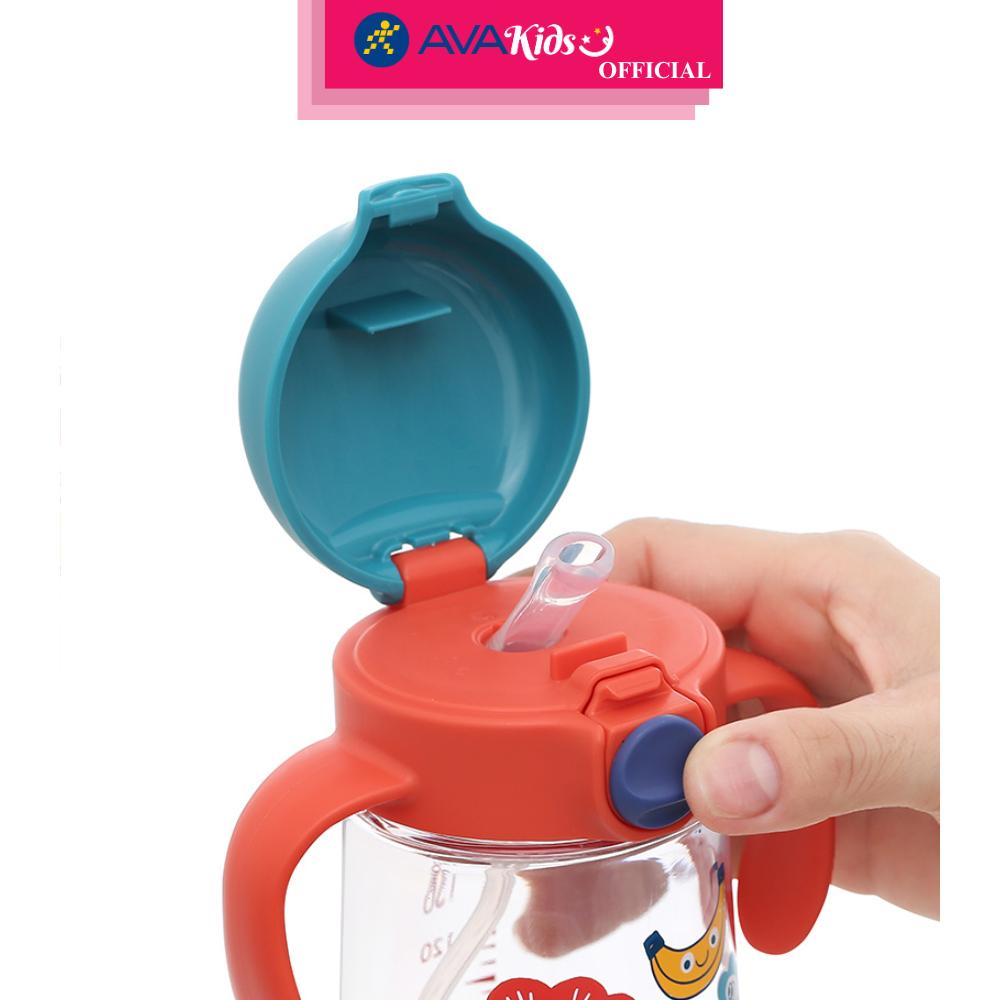Bình tập uống nhựa tritan Galena GA-B07 240 ml - Màu đỏ, xanh dương (từ 6 tháng) - Hàng Chính Hãng