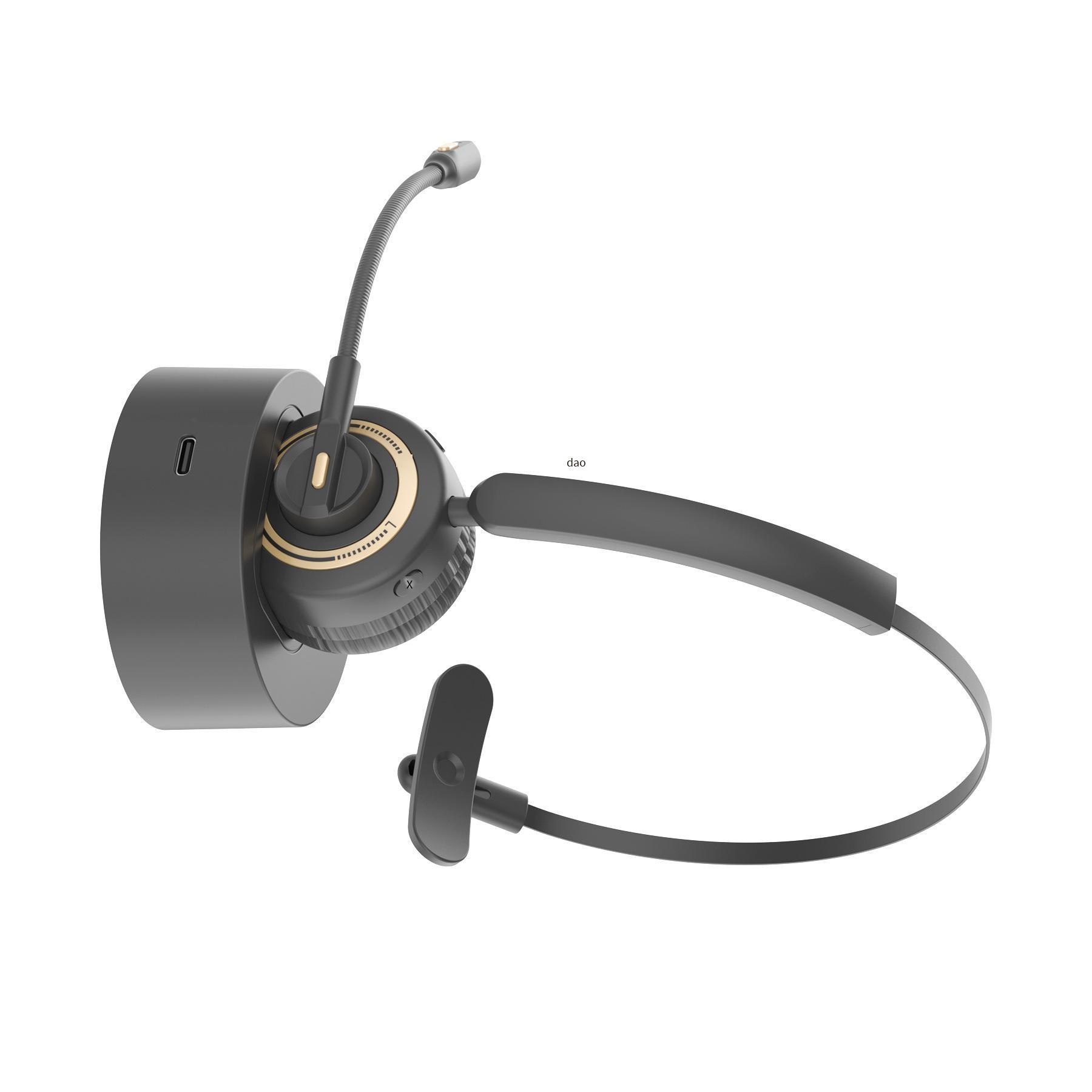 Giao hàng nhanh tai nghe không dây bluetooth 5.1 gắn trên đầu mới dành cho doanh nghiệp tai nghe bluetooth chơi game không dây tai nghe giao thông xe tải