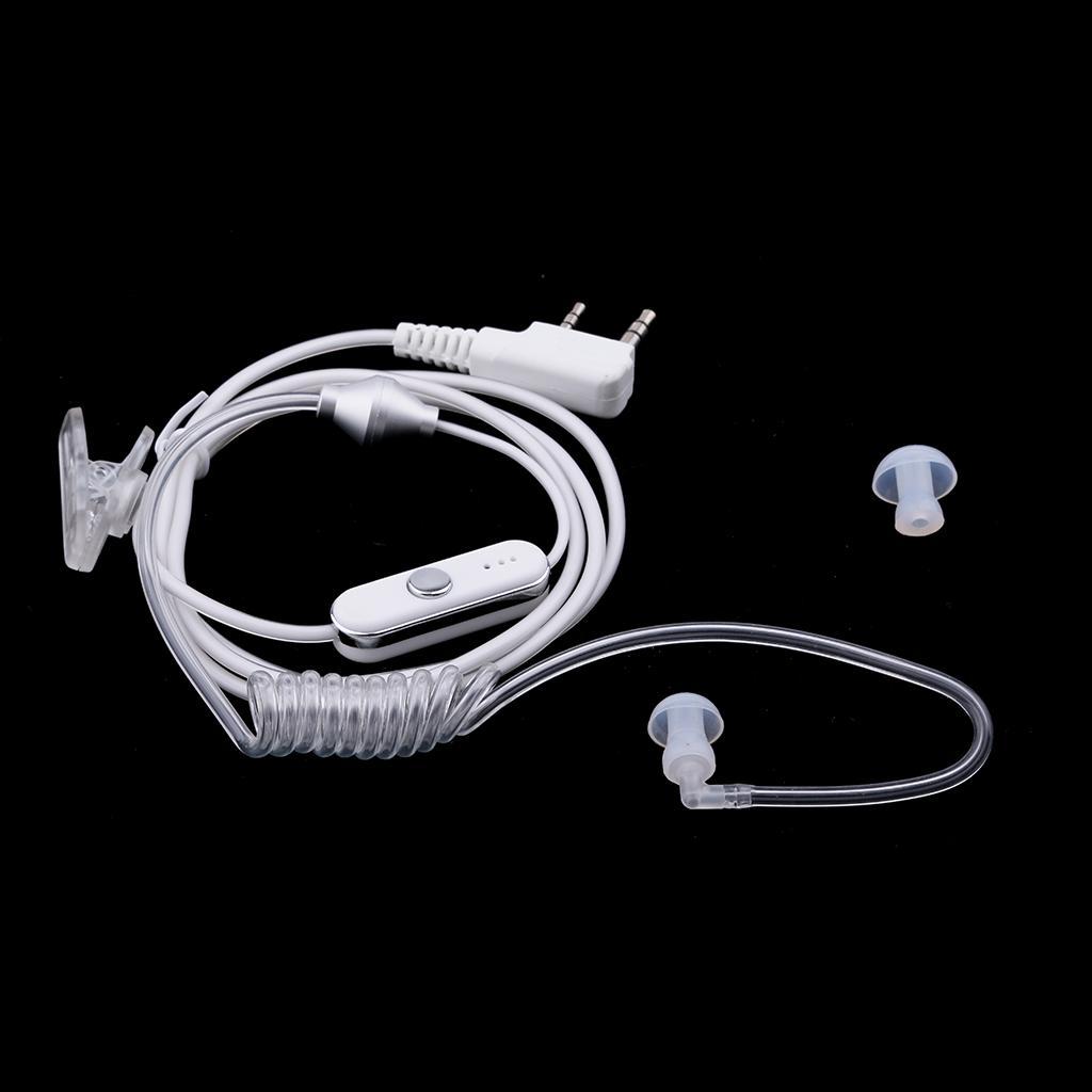 Radio 2 Pin Earpiece with High Quality PTT Microphone for Two Way Radio