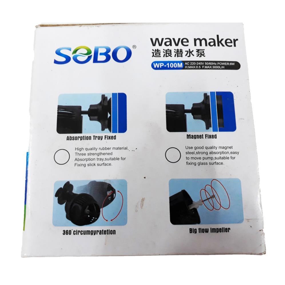 Máy Tạo Dòng Nước 100M Sobo Wave Maker Hồ Cá - Máy Đảo Nước Tạo Sóng Bể Cá