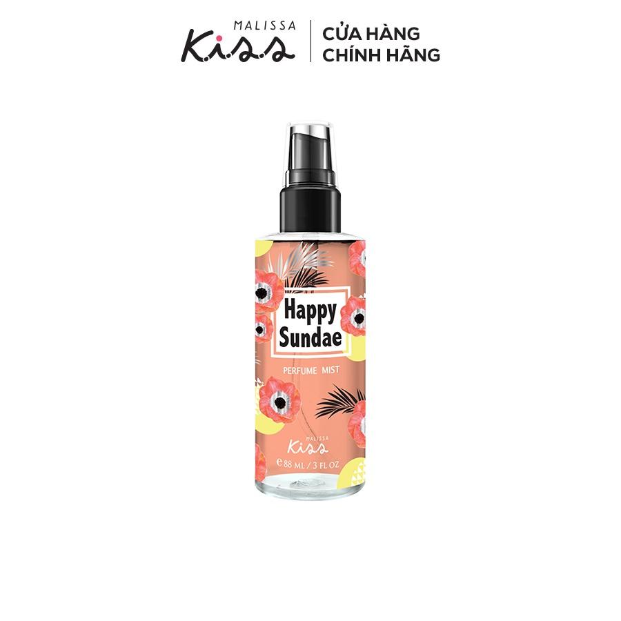 Xịt Thơm Toàn Thân Hương Nước Hoa Malissa Kiss - Hương Happy Sundae 88ml