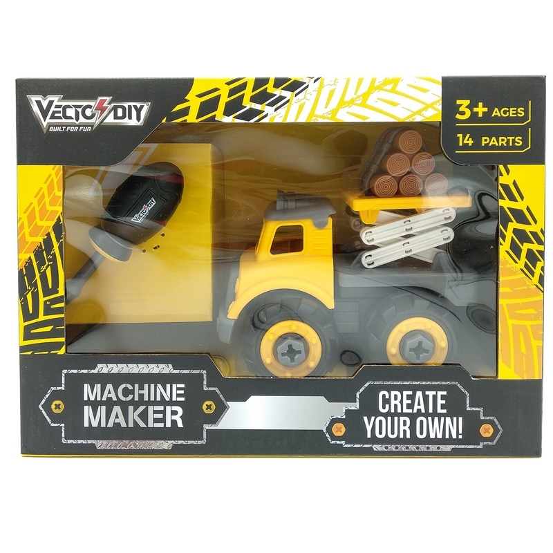Đồ chơi lắp ráp Vecto DIY - Xe chở gỗ OK1013