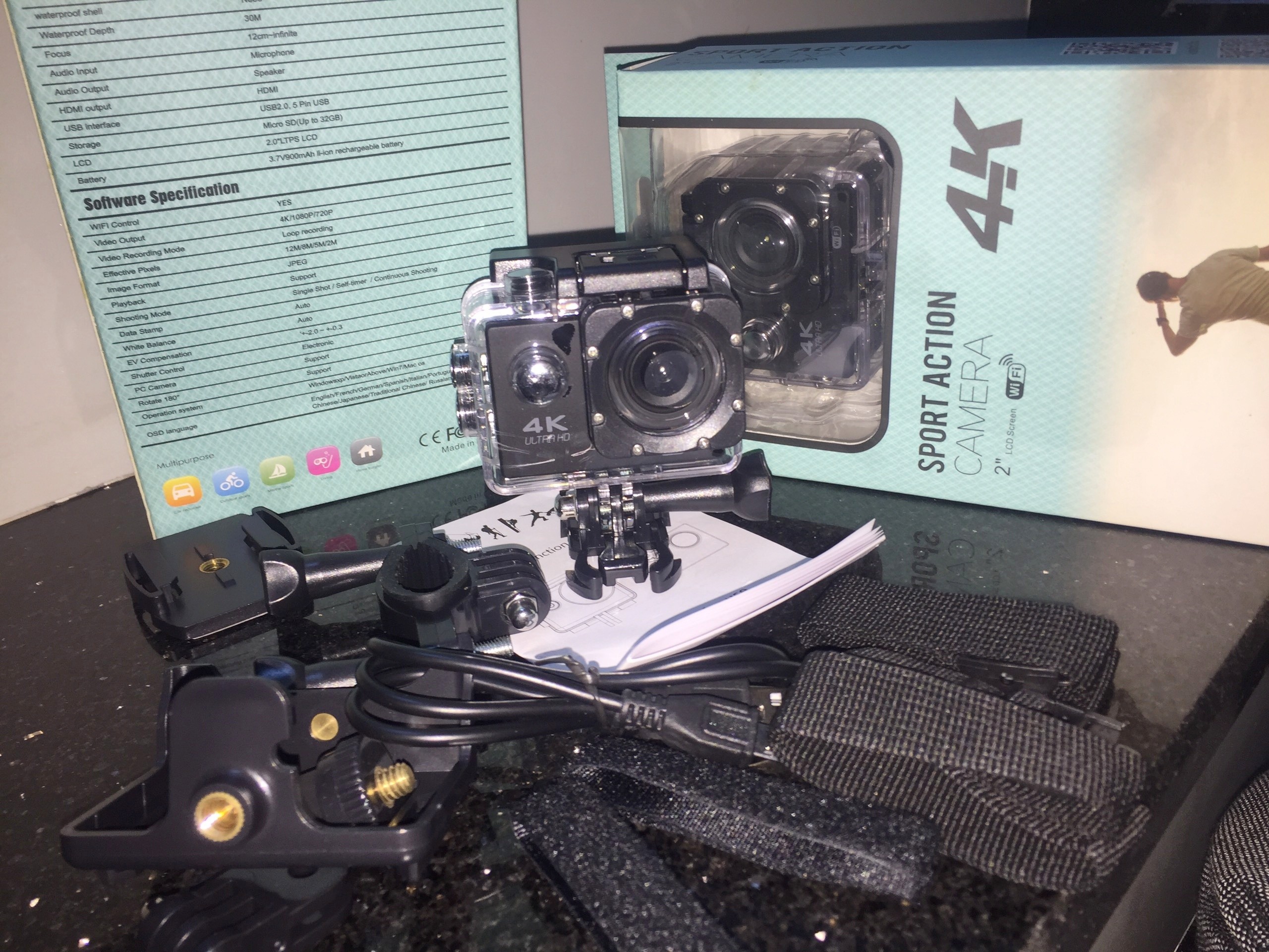 Camera hành trình thể thao full HD cho phượt thủ sport 4K