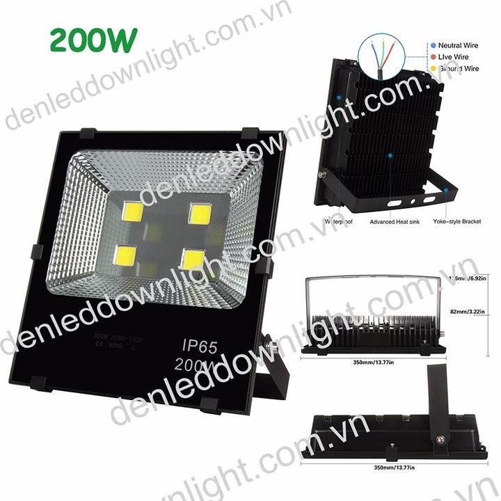 Đèn pha led 200w loại tốt