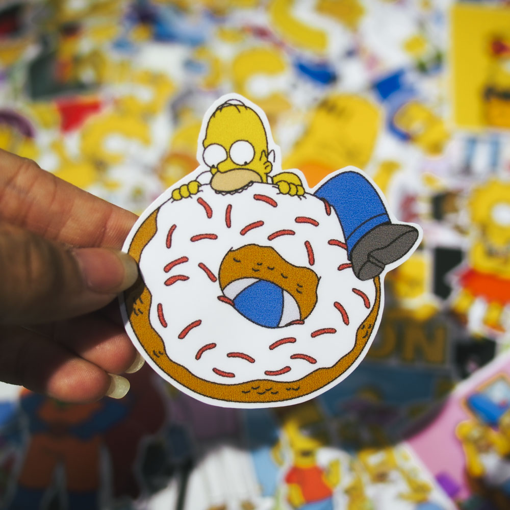 Set 100 sticker hình dán - The Simpsons