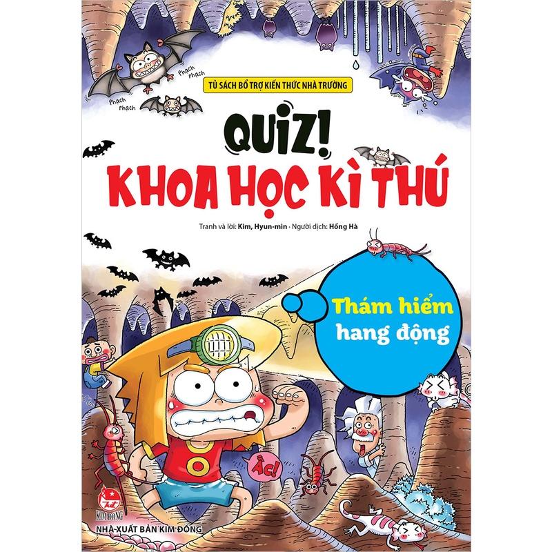 Sách _ Quiz! Khoa học kì thú - Thám hiểm hang động