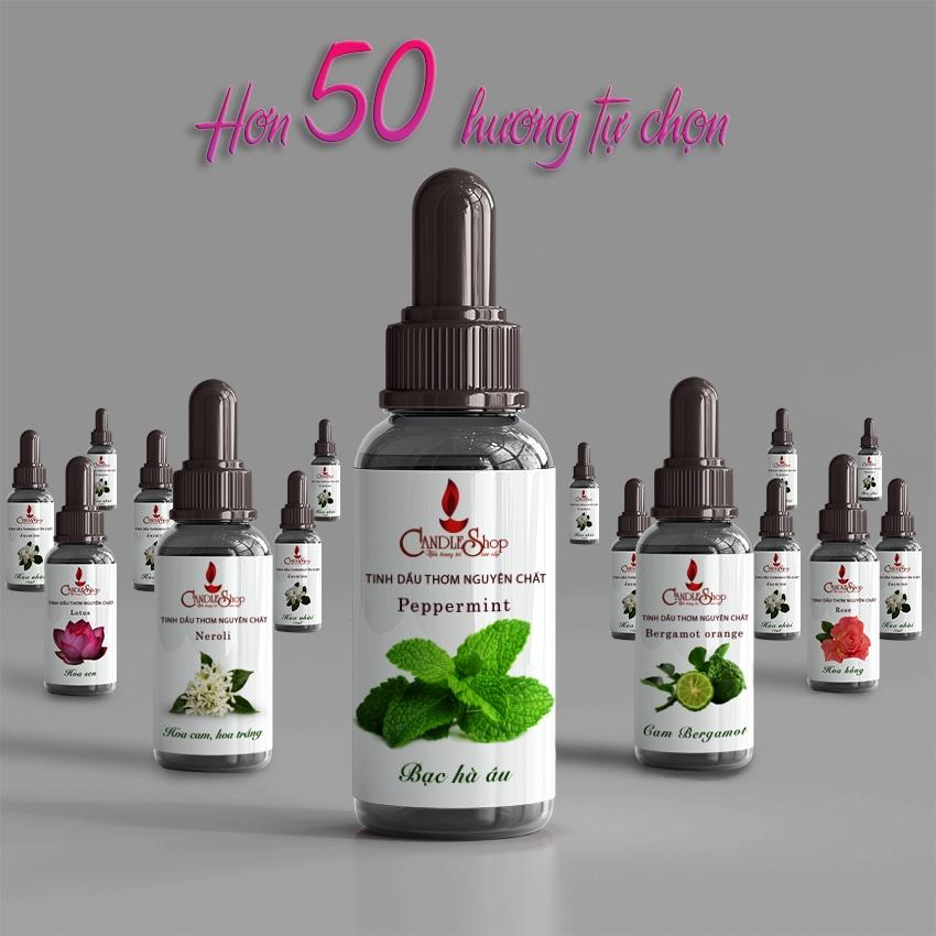 Tinh dầu mix nhiều mùi hương, thơm nhẹ nhàng quyến rũ, tinh chất dầu thơm thiên nhiên mix sẵn candle shop