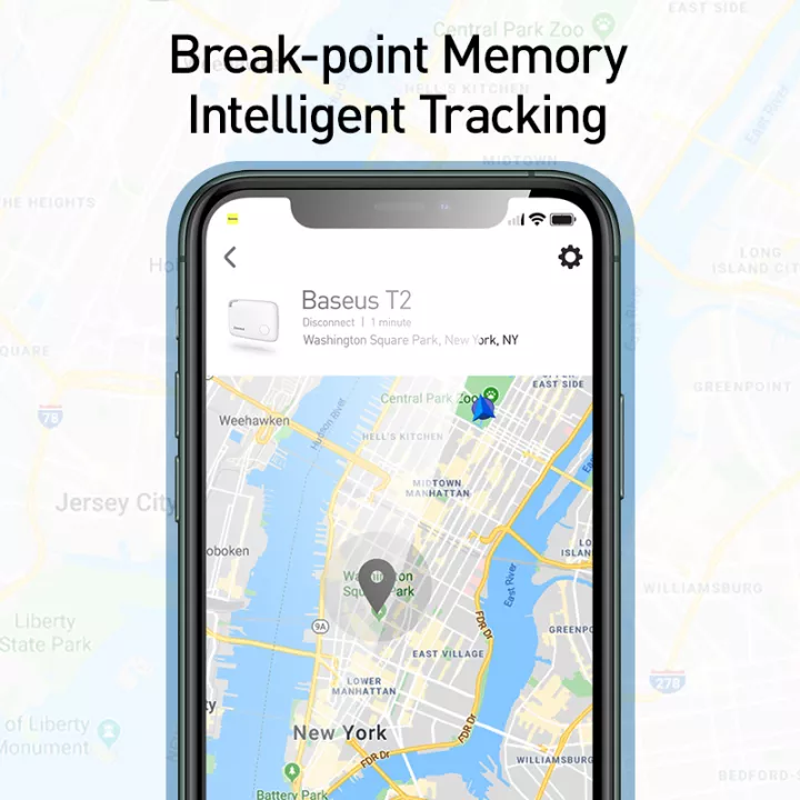 Tag Bluetooth thông minh Baseus T2 Pro Smart Device Tracker chống thất lạc đồ dùng- hàng chính hãng