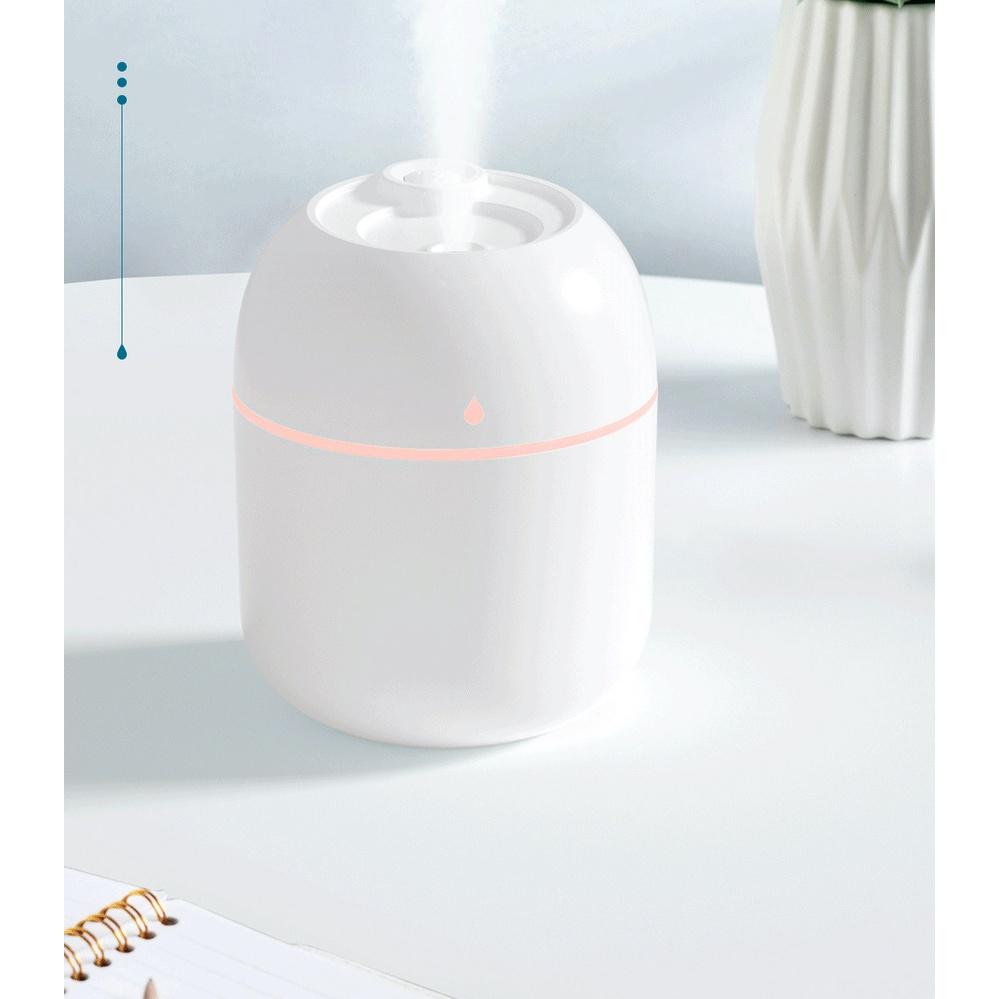 Máy Phun Sương Làm Ẩm Không Khí Giọt Nước, USB có đèn led nhiều màu, giúp tạo độ ẩm, làm sạch không khí