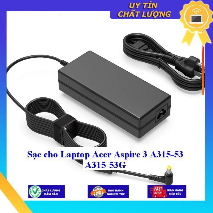 Sạc cho Laptop Acer Aspire 3 A315-53 A315-53G - Hàng Nhập Khẩu New Seal