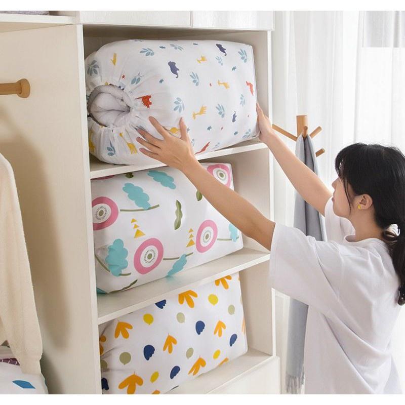 Túi Đựng Quần Áo Chăn Mền Vuông 90X45Cm Có Dây Rút