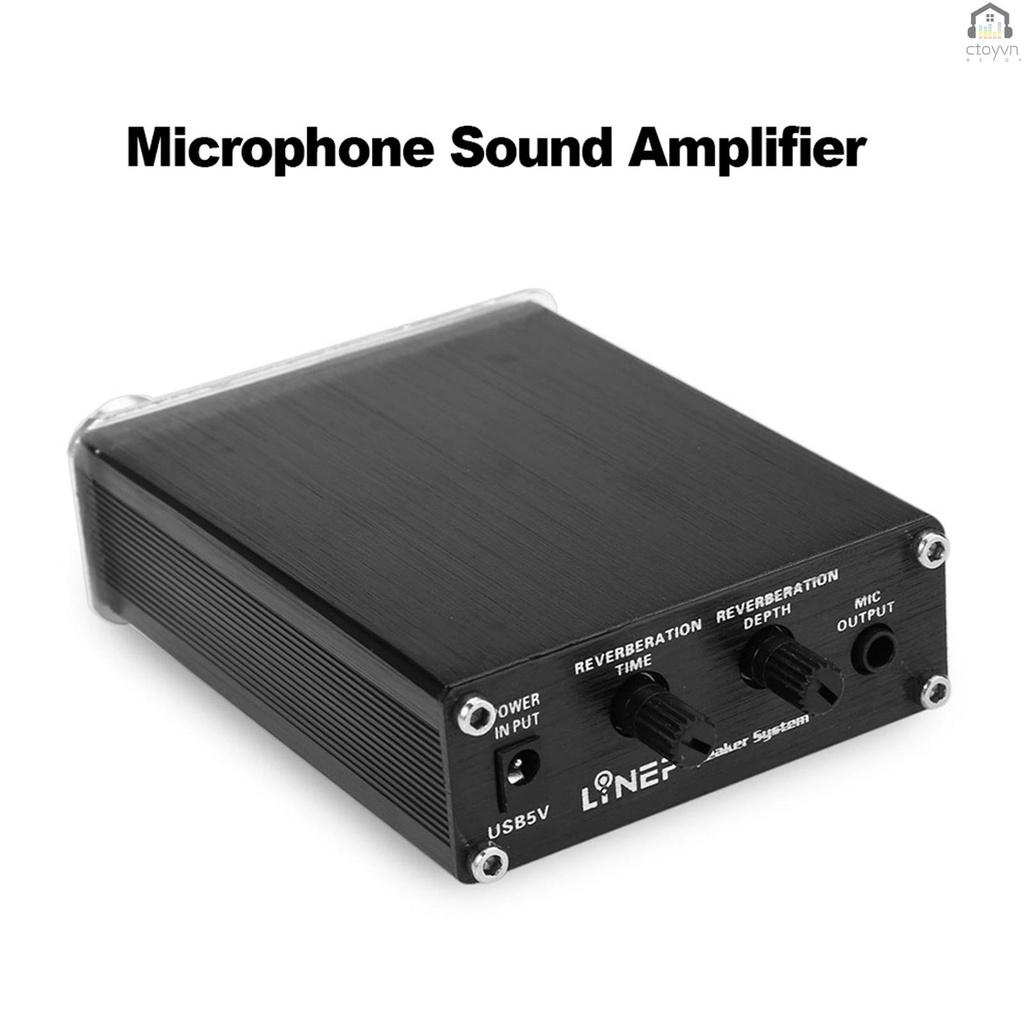 Bộ khuếch đại âm thanh micro mini A907 2 kênh cho Karaoke