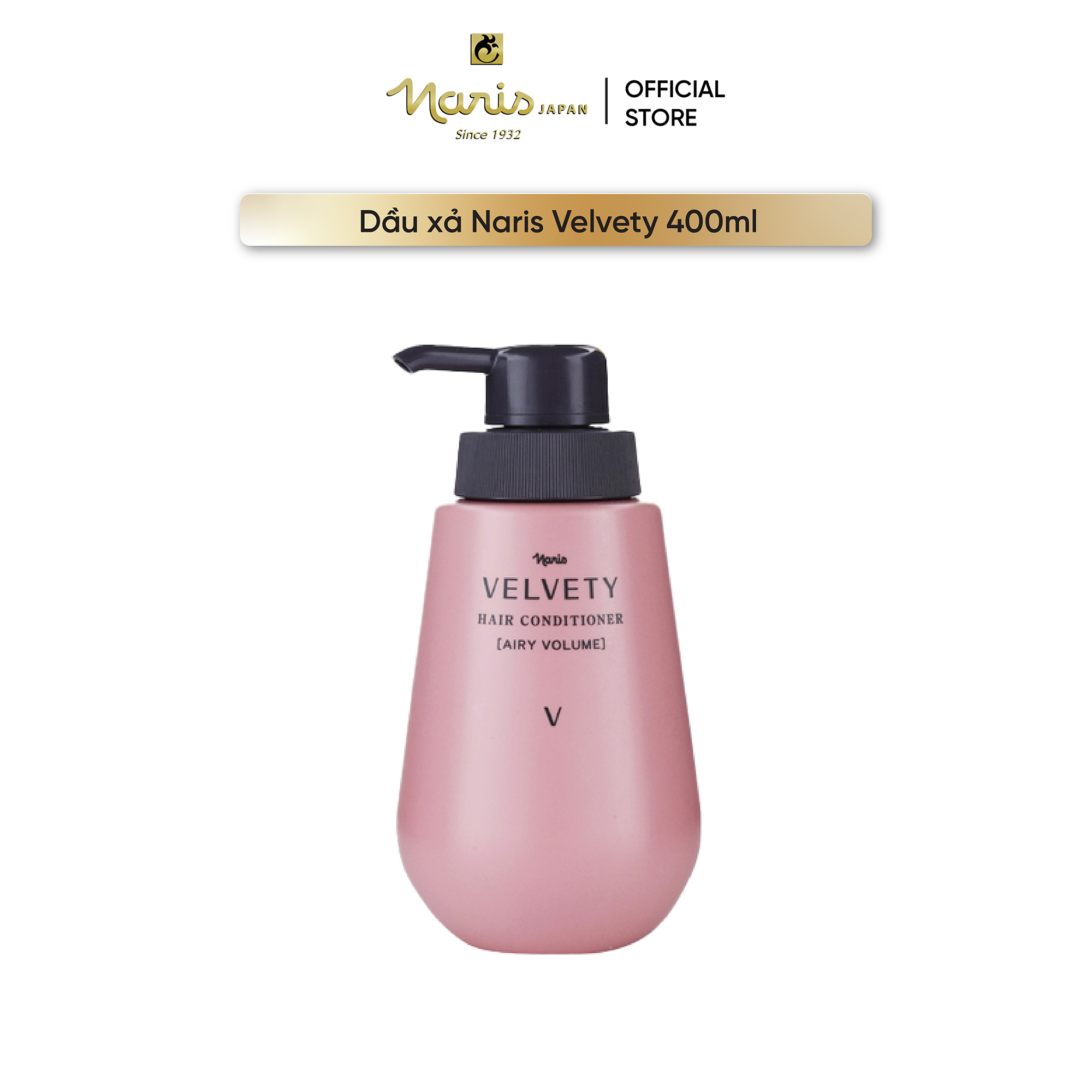 Dầu xả bổ sung độ ẩm Naris Velvety Hair Conditioner M 400ml