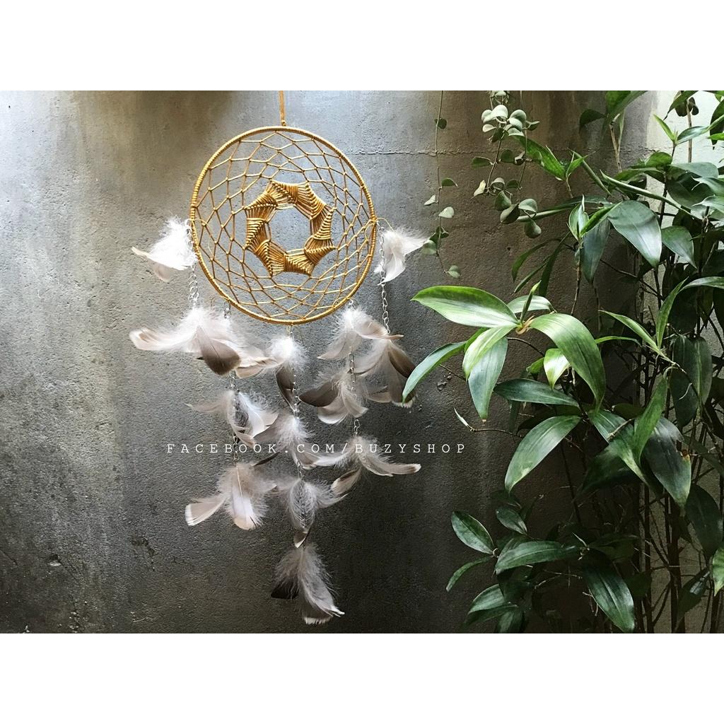 DREAMCATCHER- vòng đuổi bắt giấc mơ loại lớn (ngang 25cm/dài 75cm)- LÔNG VŨ (đợt 2)