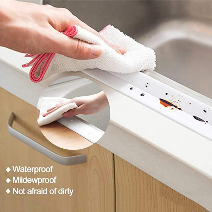 Băng Keo PVC Dán Viền Bếp Chống Dầu Mỡ Băng Dính Dán Mép Tường Chống Ẩm Mốc