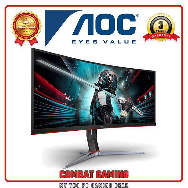 Màn Hình AOC CU34G2X 34 WQHD 1500R 144Hz 3840×2160 (4K UHD)- Hàng Chính Hãng