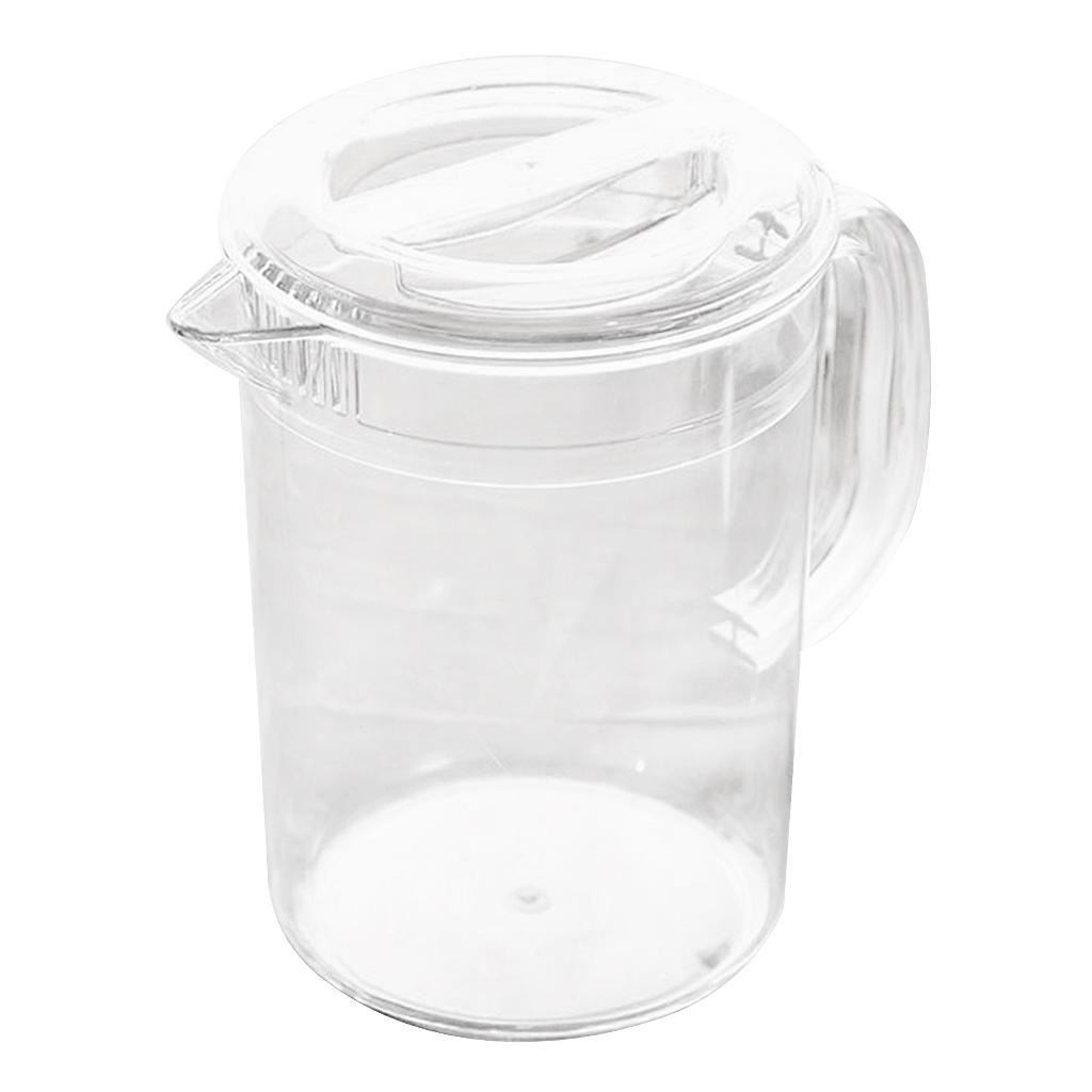 2Pack Of Acrylic Pitcher With Lid For Water, Tea, Lemonade, Milk Storage 2L