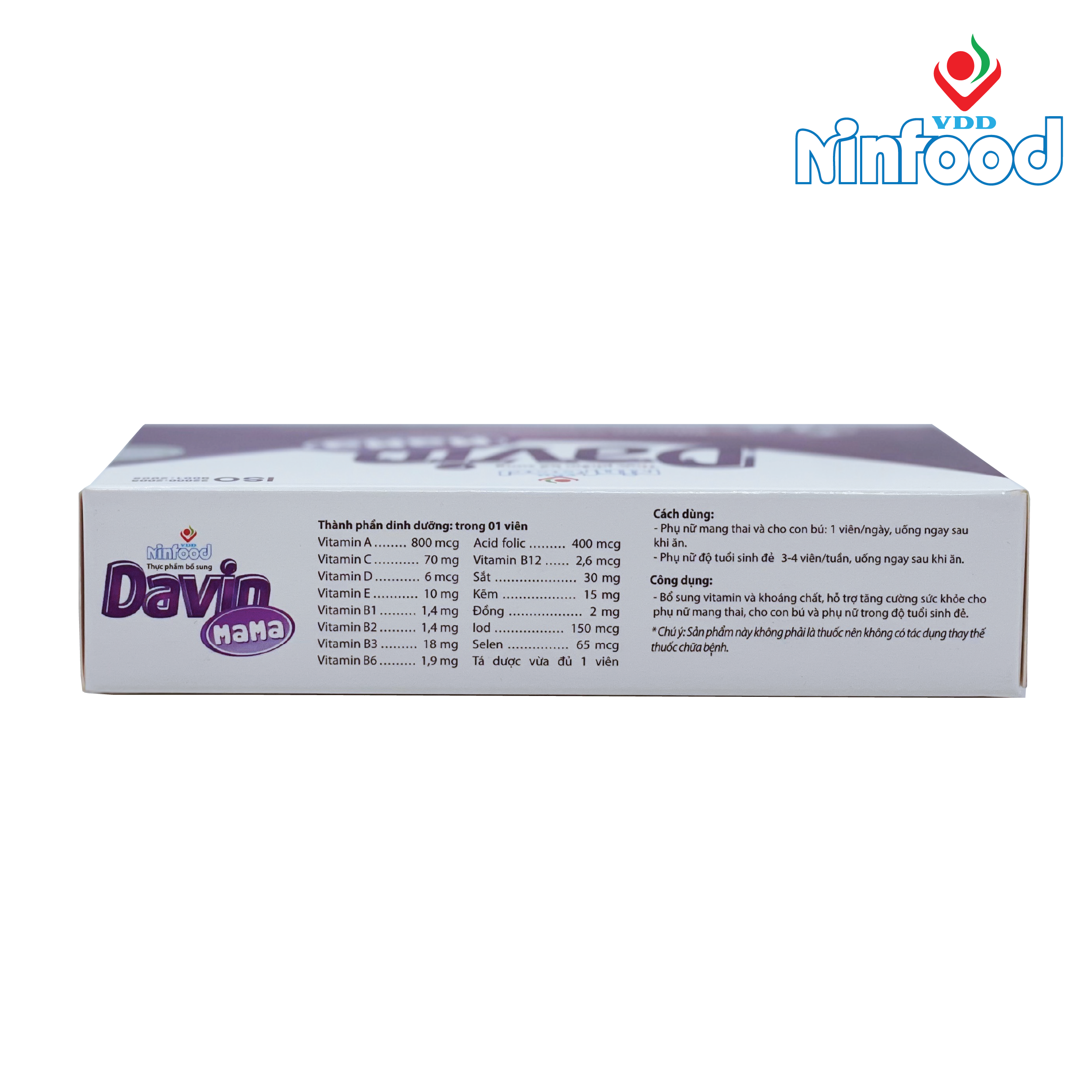 Davin Mama- Bổ sung sắt và acid folic cho phụ nữ có thai- Viện dinh dưỡng Quốc gia- Ninfood