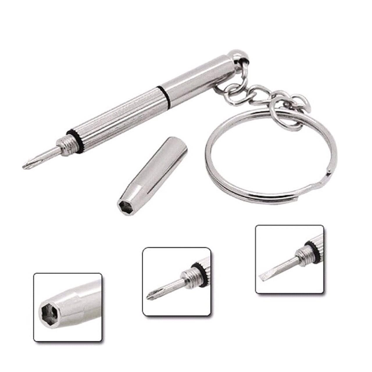 Combo 2 cặp gài kính silicon & bộ tua vít mini đa năng - Mắt Kính Minh Hiệu Quận 12