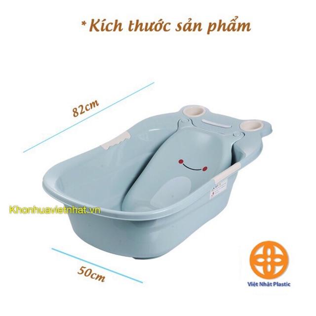 Chậu Tắm Ếch đa năng cao cấp cho bé có van thoát nước (kt 85*50 cm)