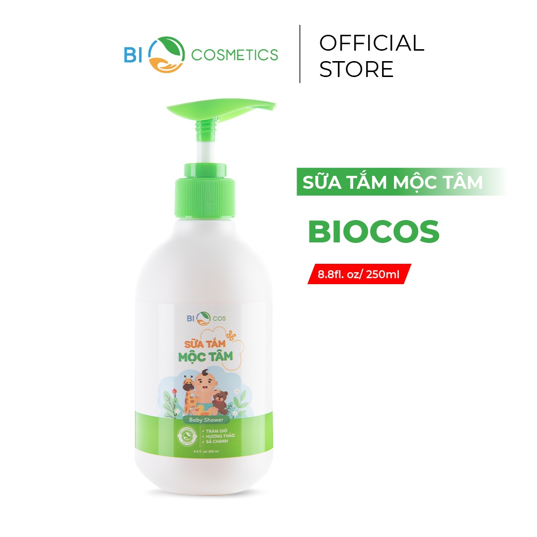 Sữa Tắm Gội Mộc Tâm BIO COSMETICS Dành Cho Trẻ Em 250ml.